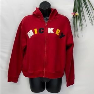 MICKEY Disneyland resort zip up sweater 14/16 XL